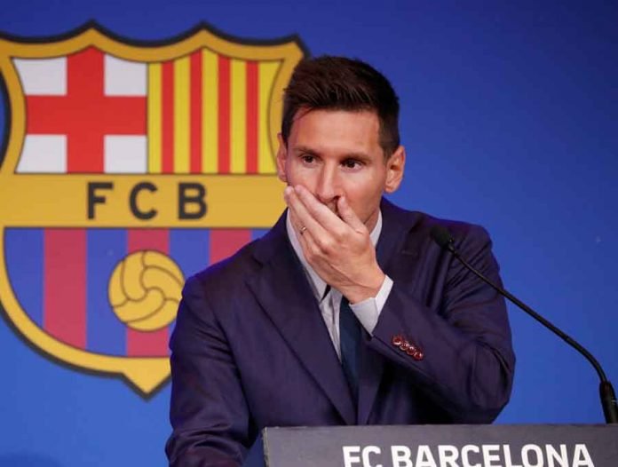 Lionel Messi leaves FC Barcelona.
