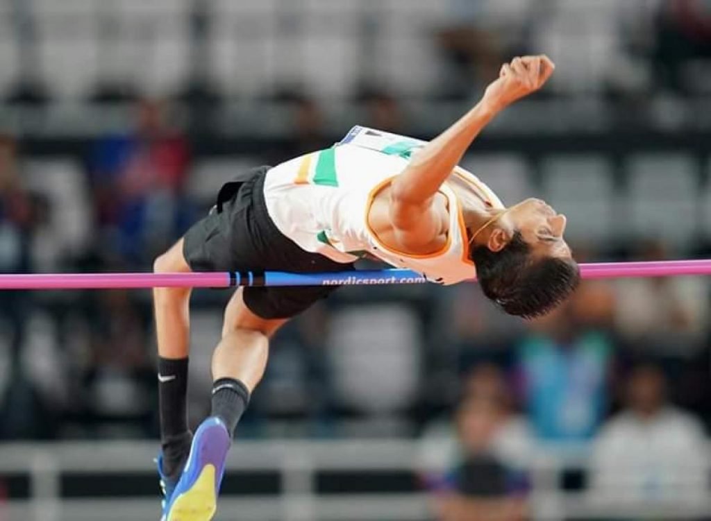 Sharad Kumar's brother inspired him to take to High Jump at St Paul's School, Darjeeling.