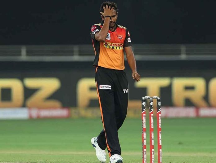 Sunrisers Hyderabad bowler T Natarajan has tested positive for Covid-19. He is asymptomatic
