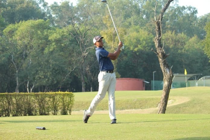 The work put in on stability has helped Veer Ahlawat's golf swing after Lockdown 2.