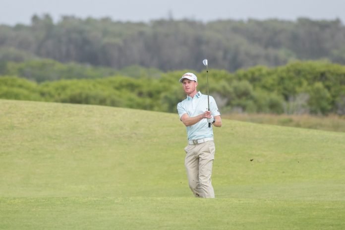 Malcolm Mitchell Being focused on the present and having fun is exactly what Malcolm Mitchell will be doing in the final round of the Vodacom Origins of Golf Series. Photo: Tyrone Winfield/Sunshine Tour/Gallo Images.