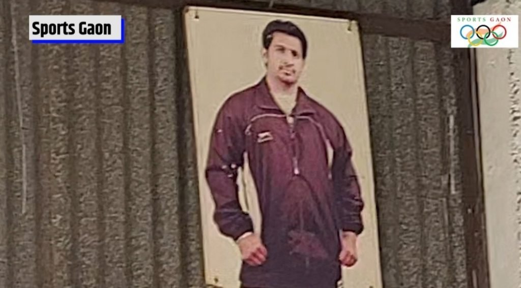 A photograph of Bipran Beer Singh at the boxing centre is a source of inspiration to the trainees.