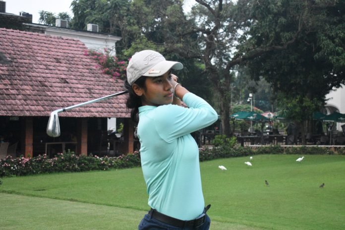 Chitrangada Singh during the team trials for the Queen Sirikit Cup at Jaypee Greens in January 2020.