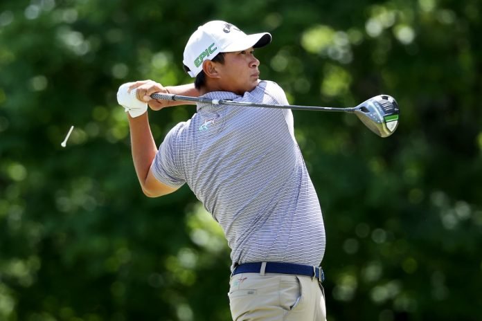 Carl Yuan Carl Yuan’s appearance on the PGA Tour this week is also a deserving reward for the young Chinese who had a fighting chance to earn his Tour card through the Korn Ferry Tour last season. Photo: PGA Tour