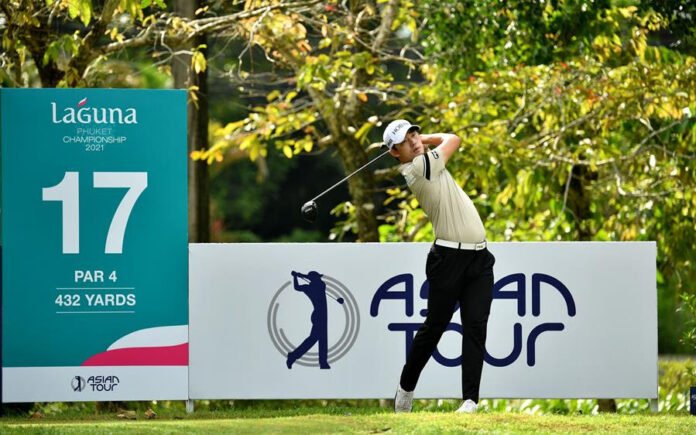 Bio Kim was nine under after 13 holes and on course for an elusive 59 before realization set in at the Laguna Phuket Championship. Photo: Paul Lakatos/Asian Tour